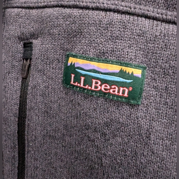 L.L. Bean Sweater Vest Charcoal Grey - Picture 3 of 4